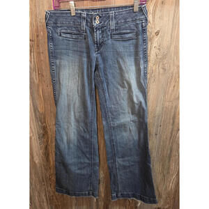 Ariat Trouser Denim Jeans Women Size 28R (29x32) Boot Cut western rodeo Raw Heel